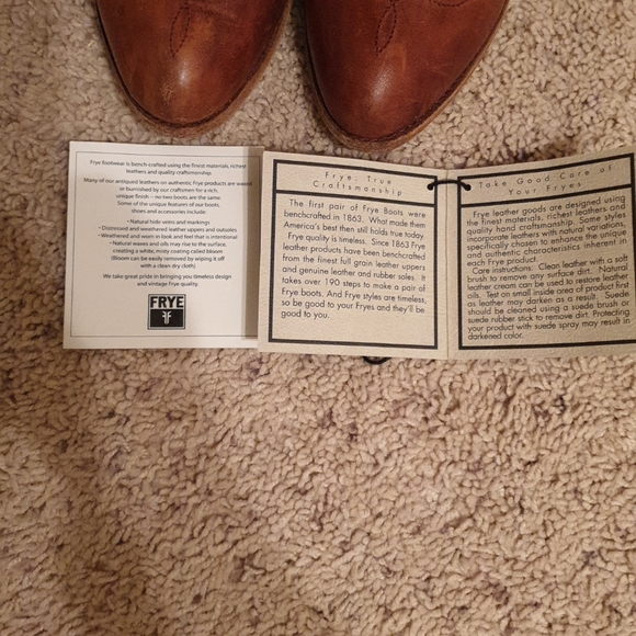 Women knee high frye boots Carson piping tall - Picture 3 of 3